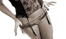 Escort photography fingers in knickers